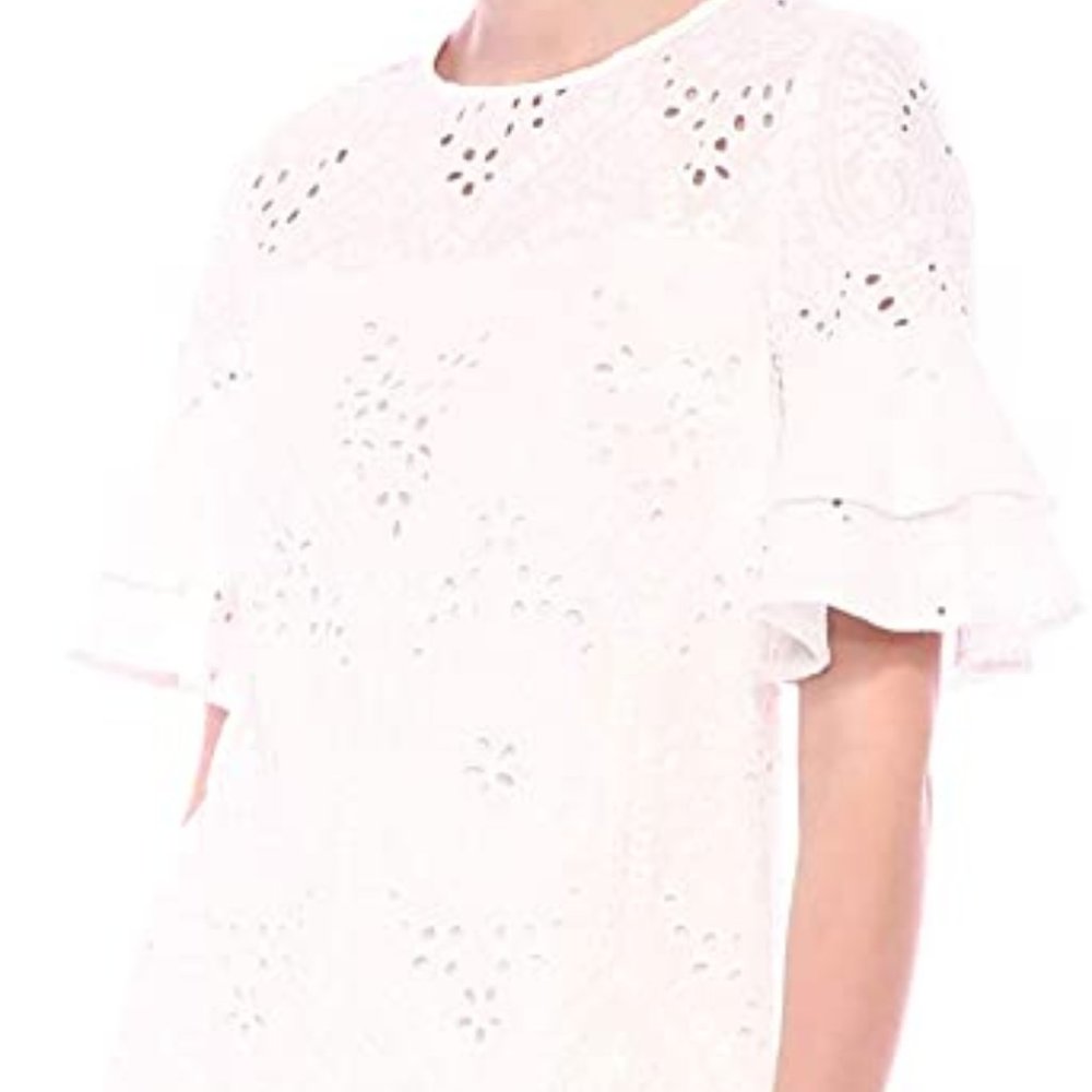 NWT Trina Turk Praise Tiered Short Sleeve Dress